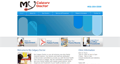 Desktop Screenshot of mycalgarydoctor.com