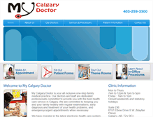 Tablet Screenshot of mycalgarydoctor.com